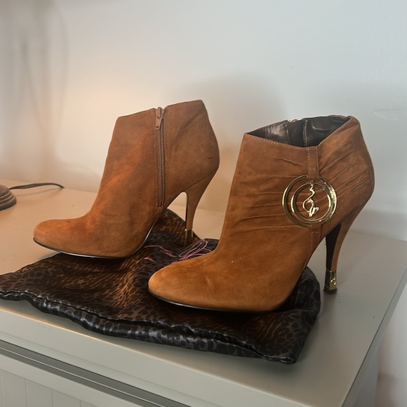 BABY PHAT authentic Size :7 1/2 Brown Suede Boots With Dust Bag No Box #Y2K - Picture 3 of 5